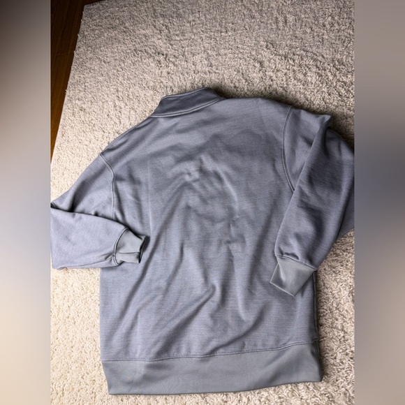 Women’s Small Nike Light Gray Quarter-Zip Sweatshirt - Picture 2 of 7